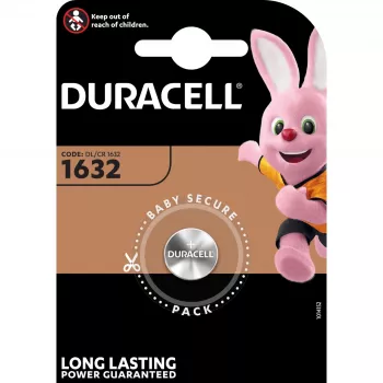 Duracell 1632 vienreizējās lietošanas baterija CR1632 Litijs