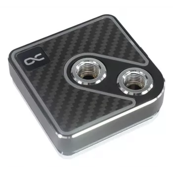 Alphacool Core 1 Aurora Carbon Brass Copper Nickel Black ūdens bloks 72mm