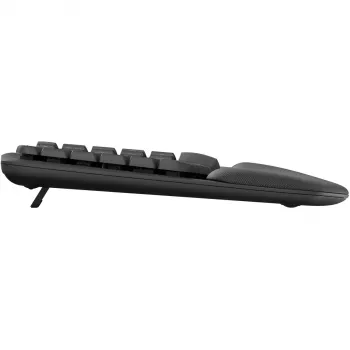 Logitech Wave Keys bezvadu ergonomiskā tastatūra - GRAPHITE - NLB - 2.4GHZBT - NA - CENTRAL-419 - UNIVERSAL