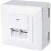 ShiverPeaks BS74272-SET Izejas kārba RJ-45 Balta