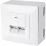 ShiverPeaks BS74272-SET Izejas kārba RJ-45 Balta