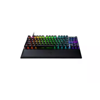 Razer Huntsman V3 Pro Tenkeyless 8KHz spēļu tastatūra | Vadu | US | Melna | USB Type-C | Razer Analog Optical Switch Gen-2