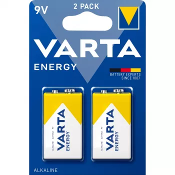 Viena reizes baterija Varta Longlife Extra 9 V bloks