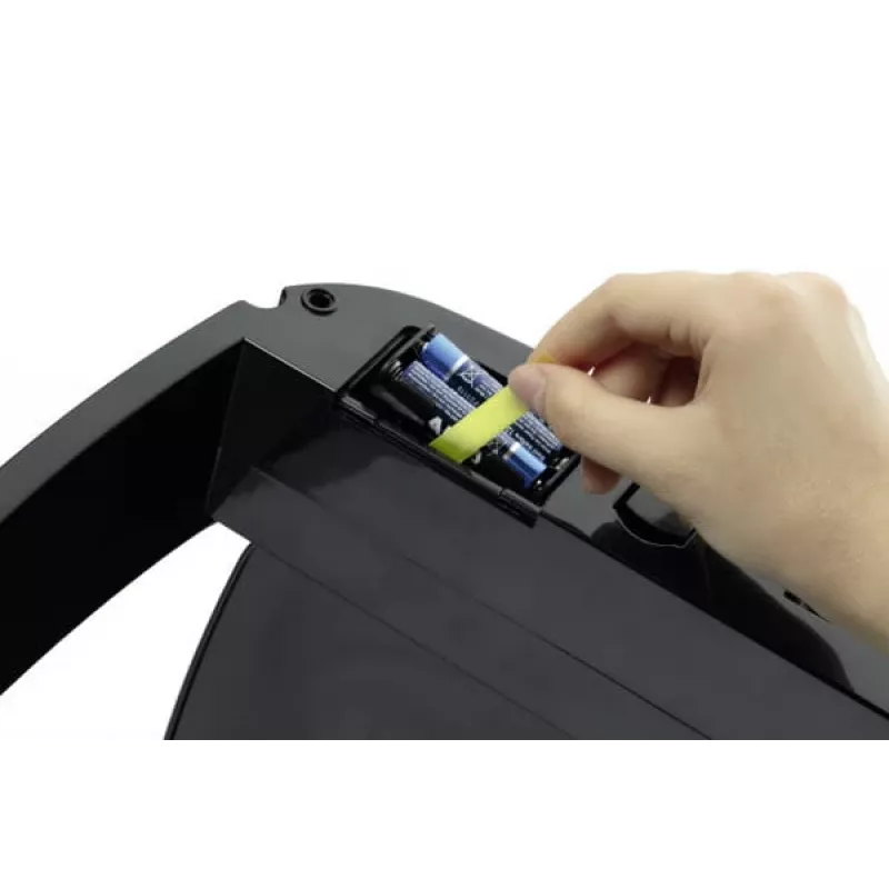 Taisnstūra atkritumu tvertne Durable NO TOUCH 35L Nerūsējošais tērauds Melns Sudrabs