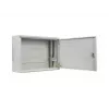 Sienas stiprinājuma skapis Lanberg WAF1 19 inch 4U+3U 540x200 mm, zems profils, pelēks