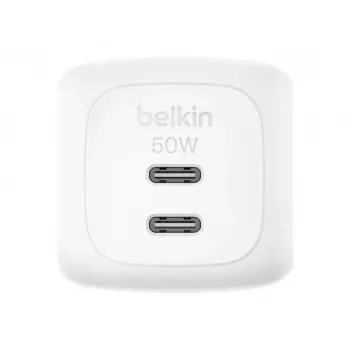 Sienas lādētājs Belkin WCH019KQWH 50W Divi USB-C PD PPS