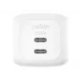 Sienas lādētājs Belkin WCH019KQWH 50W Divi USB-C PD PPS