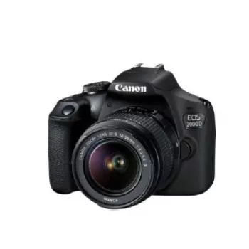 Canon EOS 2000D BK 18-55 IS II EU26 SLR Kameras Komplekts 24.1 MP CMOS 6000 x 4000 pikseļi Melns