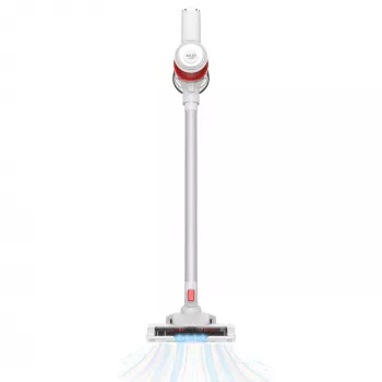 Bezvadu putekļsūcējs Adler AD 7051 — 300 W, 22,2 V, 0,6 L, EPA F8, LED gaisma, balts/sarkans