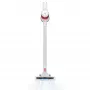 Bezvadu putekļsūcējs Adler AD 7051 — 300 W, 22,2 V, 0,6 L, EPA F8, LED gaisma, balts/sarkans