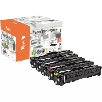 Peach PT1187 toner kasetne 5 gab. saderīga Melna, Ciāna, Rozā, Dzeltena
