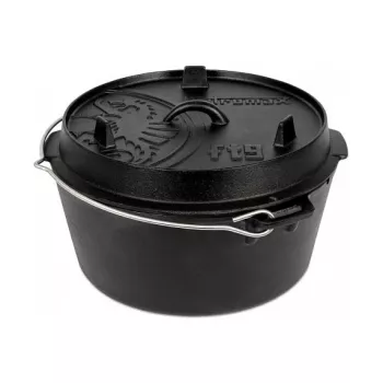 Petromax FT9-T sautēšanas katls 7,5 L Melns