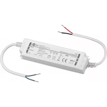 Goobay LED-Trafo 24 V DC 60 W IP67 - pastāvīga sprieguma transformators CV (74769)