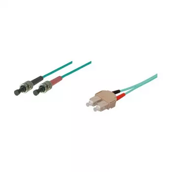 Patch kabelis LWL Duplex OM3 (Multimode, 50/125) SC/ST, LSZH, maināma polaritāte, 3m, Good Connections®