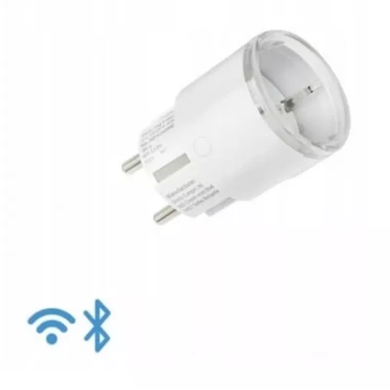 Viedā kontaktligzda Shelly Plug S Gen3 — Wi‑Fi viedais spraudnis ar enerģijas monitoringu, F tips, 110–230 V, 2500 W, balts