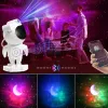 Projektora lampa Hawk HW-STAR01 ar iebūvētu skaļruni — galaktikas gaismas projektors