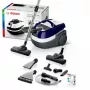Slapjās un sausās tīrīšanas putekļsūcējs Bosch BWD 41740 AquaWash&Clean — 1700 W, 5 L tvertne, EPA filtrs, teleskopiskā caurule, 9 m rādiuss, violets
