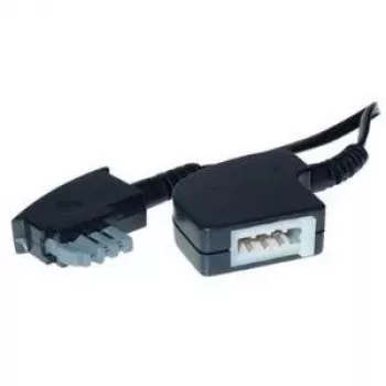 ShiverPeaks S/CONN 6m TAE N melns telefona pagarinātājkabelis