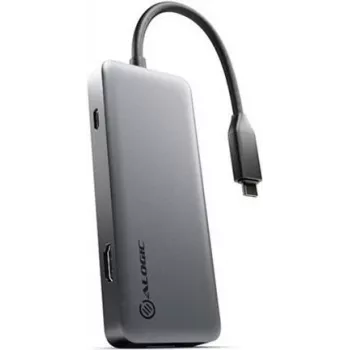 Alogic U4HC2AGE USB-C 4 portu centrmezgls ar HDMI