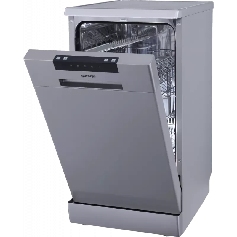 Gorenje GS522E10S Trauku mazgājamā mašīna, E, Brīvi stāvoša, Platums 45 cm, 10 trauku komplekti, Pelēka