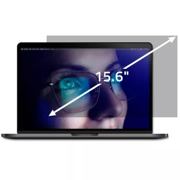 Privātuma filtrs klēpjdatoram QOLTEC 51052 — 15.6 collas (39.6 cm), 16:9, caurspīdīgs, 345.4×194.3 mm