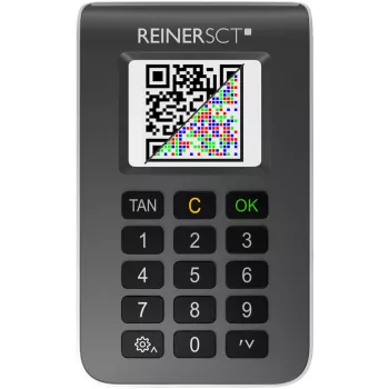 ReinerSCT tanJack photo QR TAN-ģenerators - antracīts
