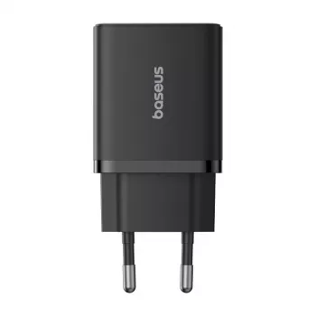Baseus P10111404113-00 Cube USB-C / USB-A 30W sienas lādētājs Melns