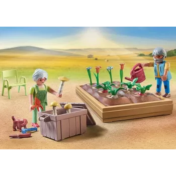 Playmobil 71443 Country: Dārzeņu dārzs ar vecvecākiem