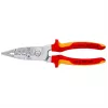 Kabeļu noņēmējs Knipex 13 76 200 ME 6 mm noņemšanas jauda Sarkans Nerūsējošais tērauds Dzeltens