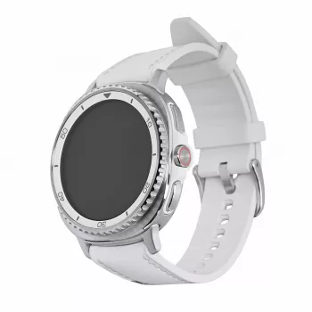 Viedpulkstenis Samsung Galaxy Watch 8 Classic 46 mm Sudrabs — 3.3 cm AMOLED, 4G, 64 GB, 445 mAh