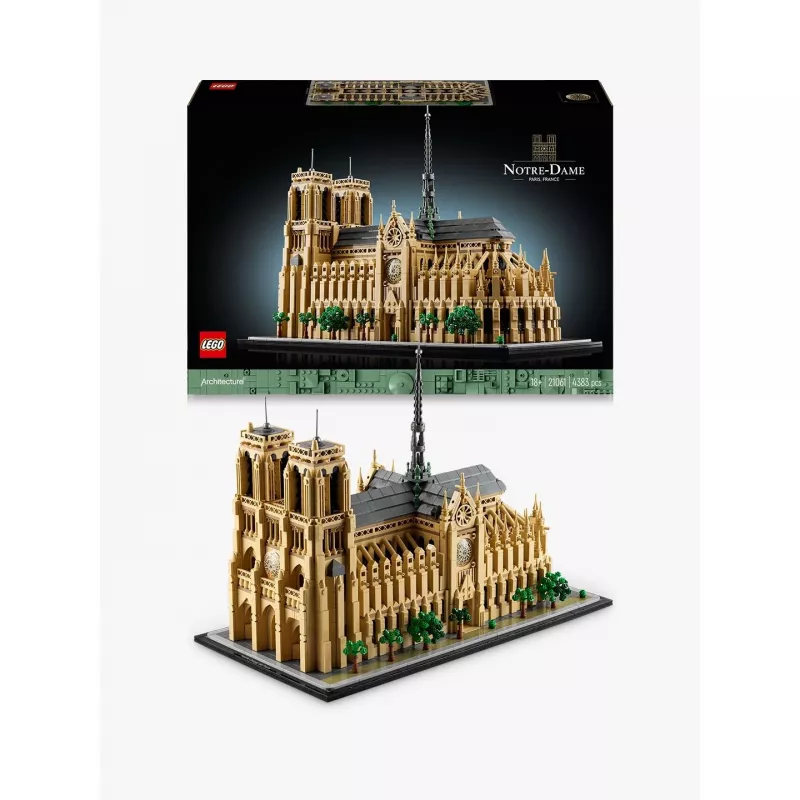 LEGO Architecture Notre-Dame de Paris komplekts pieaugušajiem 21061