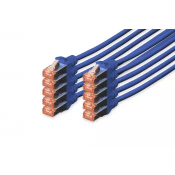 Tīkla kabelis Digitus CAT 6 S/FTP RJ-45 3m Zils