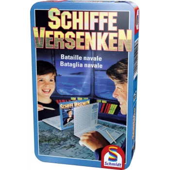 Schmidt Spiele Schiffe versenken - stratēģijas spēle - zēni/meitenes - no 8 gadiem - 114 mm - 184 mm - 39 mm (51205)
