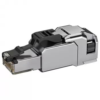 RJ-45 savienotājs Telegärtner 100035951 Sudrabs Vīrišķais 5mm iekšējais diametrs