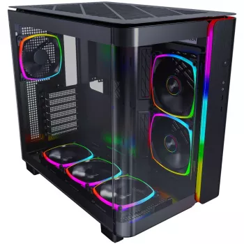 Montech KING 95 PRO Midi-Tower, rūdīts stikls, ARGB - melns