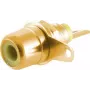 Cinch savienotājs ShiverPeaks 52091-Y apzeltīts, RCA sievišķais audio/video savienotājs, dzeltens