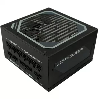 LC Power Super Silent Modular Series LC6550M V2,31 - barošanas bloks (iekšējais) - ATX12V 2.3 - EPS12V - 80 PLUS Gold - maiņstrāva 110-240 V - 550 W - aktīvā PFC - Hammered Black