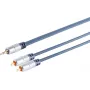 Audio kabelis ShiverPeaks 30832-MHQ — 2x RCA (stereo) uz 3.5 mm jack, 1.5 m