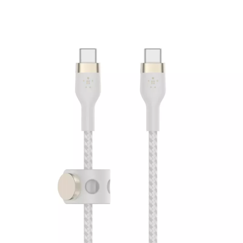 USB kabelis Belkin BOOST↑CHARGE PRO Flex 2m USB-C balts