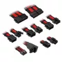 Kabeļu/pagarinātāju komplekts Kolink Core Pro Pīts Pagarinātāju Komplekts 12V-2x6 Type 1 Melns/Sacīkšu