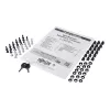 Eaton Tripp Lite Series 9U sienas montāžas servera skapis ar akrila stikla priekšējām durvīm - 19 inch 9U melns