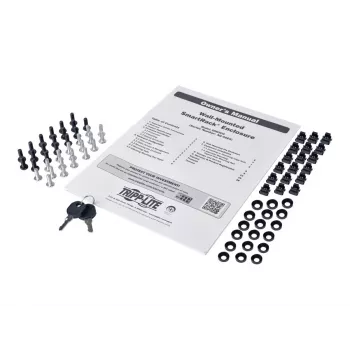 Eaton Tripp Lite Series 9U sienas montāžas servera skapis ar akrila stikla priekšējām durvīm - 19 inch 9U melns