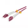 Synergy 21 LWL-2-Faser-Patchk. 1.5mtr.LC-LC 50/125um OM4 AD 2mm flexible Knickschutztülle - Multimode-Faser - 1,5 m