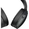 Austiņas virs auss Skullcandy Hesh Evo — vadu un Bluetooth 5.0, 36 h akumulators, USB-C, 3,5 mm, salokāmas, trokšņu slāpēšana, melnas