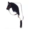 Zirgs uz kociņa HOPPIHORSE Hobby Horse A3 melns