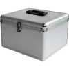 MEDIARANGE BOX76 - Uzglabāšanas kaste - 300 diski - Sudraba - Flīss - Plastmasa - Koks - 120 mm - Alumīnijs