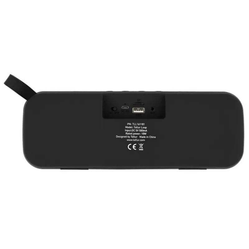 Pārnēsājams skaļrunis Tellur Bluetooth Speaker Loop 10W Melns