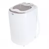 Veļas mazgājamā mašīna ar augšējo ielādi Adler AD 8055, portatīva, 3 kg ietilpība, krēmkrāsa, rotācijas vadība, 150 W