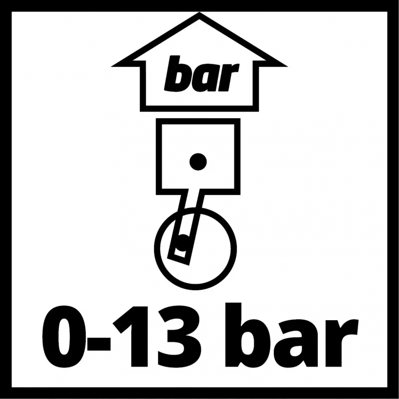Einhell 4133115 0 - 13bar Digitālais spiediena mērītājs riepām (4133115)
