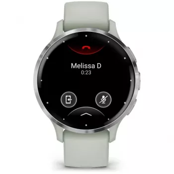 Garmin Venu 3S 3.05 cm (1.2 inch) AMOLED 41 mm Digitāls 390 x 390 pikseļi Skārienekrāns Pelēks, Sudrabs Wi-Fi GPS (satelīts)